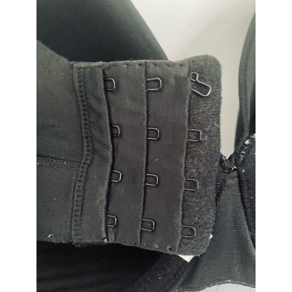 Cacique Lightly Lined Full Coverage Bra 42F Black - Picture 4 of 8